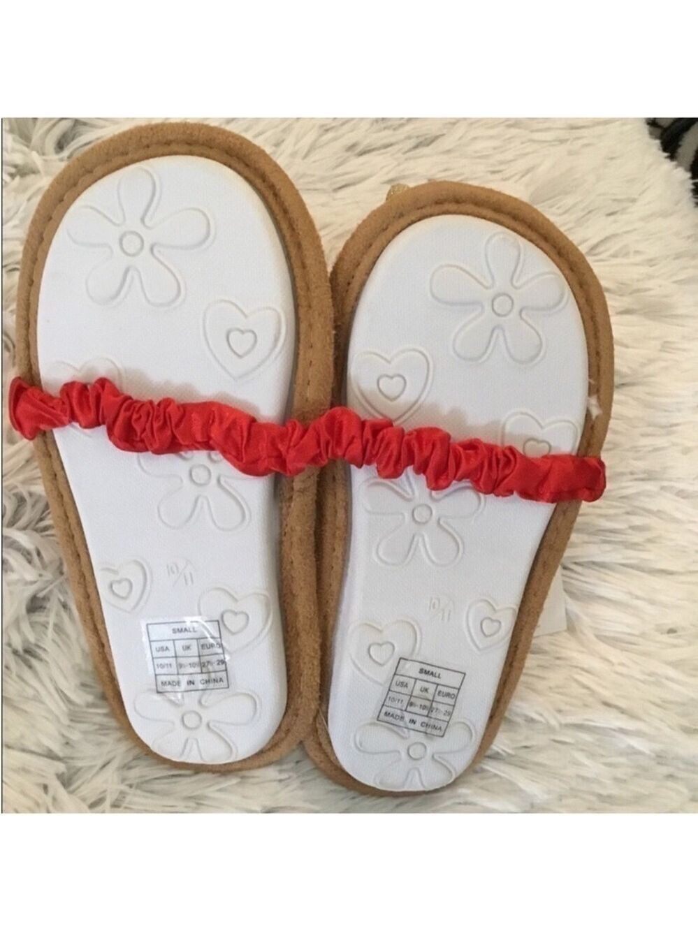 Elli by Capellini of New York Santa squad  slippers & eye mask girls S - Picture 4 of 9